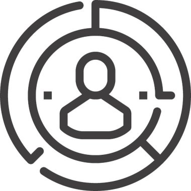 Çağdaş düz çizgi vektör çizim simgesi tasarım konsepti. Mobil cihazlar için simge ve web grafik. Düz çizgi sembolü, logo yaratıcı kavramı. Basit ve temiz düz çizgi piktogram