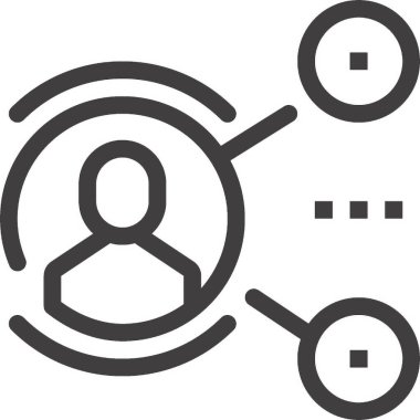 Çağdaş düz çizgi vektör çizim simgesi tasarım konsepti. Mobil cihazlar için simge ve web grafik. Düz çizgi sembolü, logo yaratıcı kavramı. Basit ve temiz düz çizgi piktogram