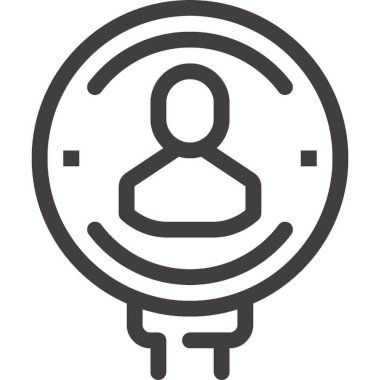 Çağdaş düz çizgi vektör çizim simgesi tasarım konsepti. Mobil cihazlar için simge ve web grafik. Düz çizgi sembolü, logo yaratıcı kavramı. Basit ve temiz düz çizgi piktogram