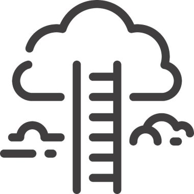 Çağdaş düz çizgi vektör çizim simgesi tasarım konsepti. Mobil cihazlar için simge ve web grafik. Düz çizgi sembolü, logo yaratıcı kavramı. Basit ve temiz düz çizgi piktogram