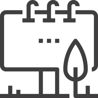 Çağdaş düz çizgi vektör çizim simgesi tasarım konsepti. Mobil cihazlar için simge ve web grafik. Düz çizgi sembolü, logo yaratıcı kavramı. Basit ve temiz düz çizgi piktogram