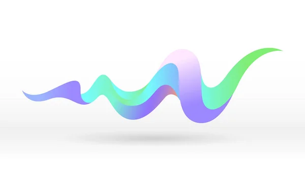 Motion Sound Wave Pastel Element Abstract Vector Background — Archivo Imágenes Vectoriales