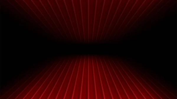Conexión Rojo Velocidad Línea Perspectiva Abstracta Tecnología Fondo Oscuro — Vector de stock