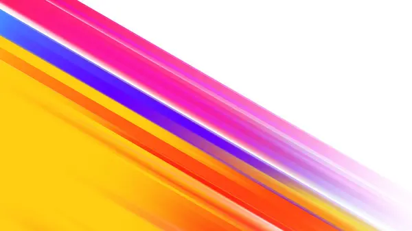 Multicolor Stripe Velocidade Movimento Abstrato Esporte Banner Fundo — Vetor de Stock