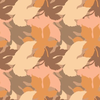 İncir yapraklı bu kusursuz desen sonbahar temalı tasarımlar, ürün ambalajları ve etkinlik davetiyeleri için mükemmel. Tasarımcılar, şirketler ve mevsimsel promosyonlar için ideal. Vektör illüstrasyonu