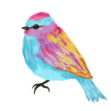 Mavi göğüslü bu canlı, yandan duran kuş, kuş meraklıları, doğa fotoğrafçıları, vahşi yaşamı koruma kampanyaları, eğitim materyalleri ve doğa temalı dekorlar için ideal bir görüntüdür.