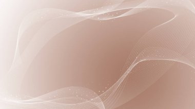 Yumuşak beyaz çizgileri, narin parıltıları olan çağdaş soyut bir arka plan. Moda 2025 renginden esinlenilmiş Mocha tonu. Markalaşma, sunumlar ya da modern yaratıcı projeler için ideal.