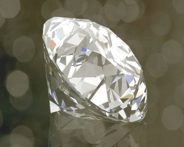 Pırlanta mücevher 3d görüntüleme (yüksek çözünürlüklü 3B resim)