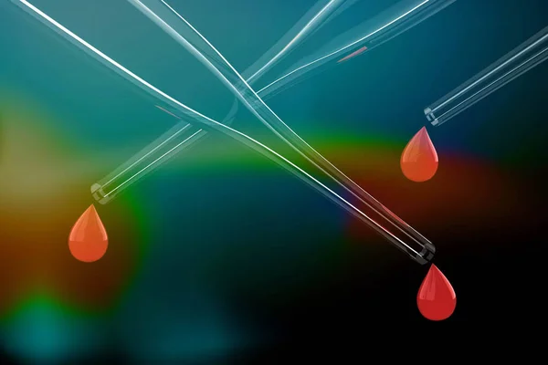 Gota Sangre Roja Salvar Vida Concepto Sangre Limpia Diseño Gráfico —  Fotos de Stock