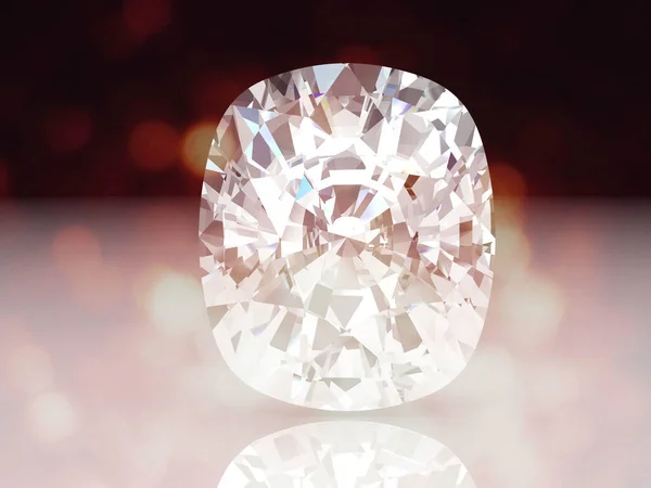 Gyémánt Drágakő Render Nagy Felbontású Kép — Stock Fotó