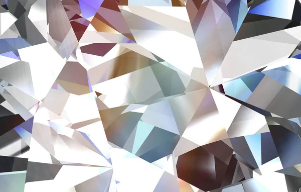 钻石宝石3D渲染 高分辨率3D图像 — 图库照片