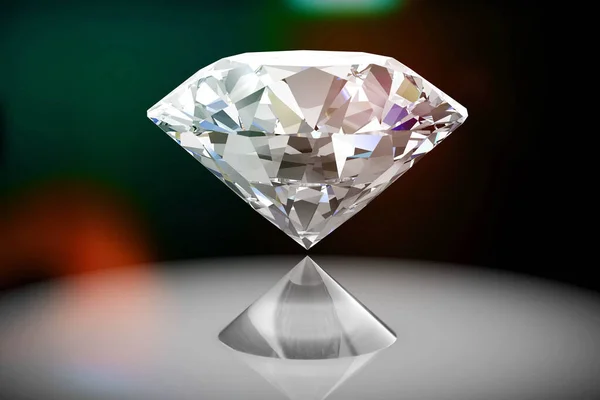 Diamant Edelstein Renderer Hochauflösendes Bild — Stockfoto