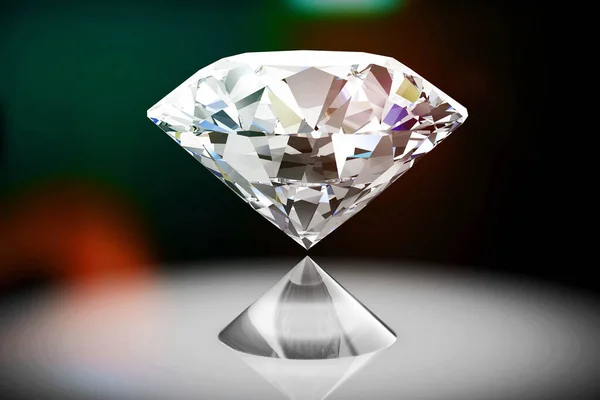 Diamant Edelstein Renderer Hochauflösendes Bild — Stockfoto