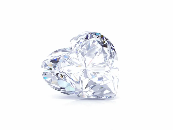 Diamantový Drahokam Vykreslení Obraz Vysokým Rozlišením — Stock fotografie