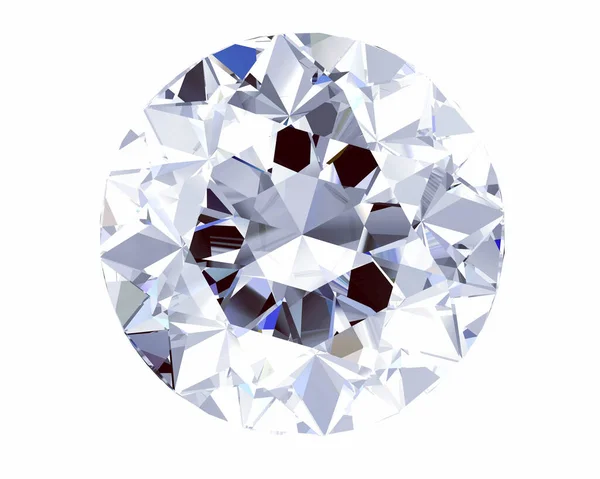 Gyémánt Drágakő Render Nagy Felbontású Kép — Stock Fotó