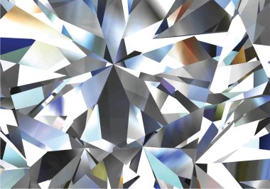 Realistic diamond texture close up, Design wallpaper. 3D rendering