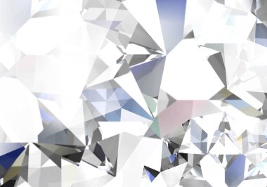 Realistic diamond texture close up, Design wallpaper. 3D rendering