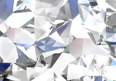Realistic diamond texture close up, Design wallpaper. 3D rendering