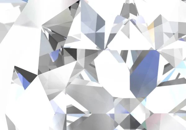 現実的なダイヤモンドのテクスチャを閉じる デザイン壁紙 3Dレンダリング — ストック写真