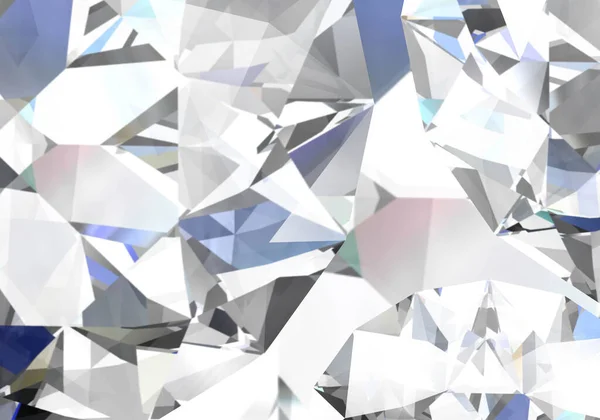 Realisztikus Gyémánt Textúra Közelről Design Tapéta Renderelés — Stock Fotó