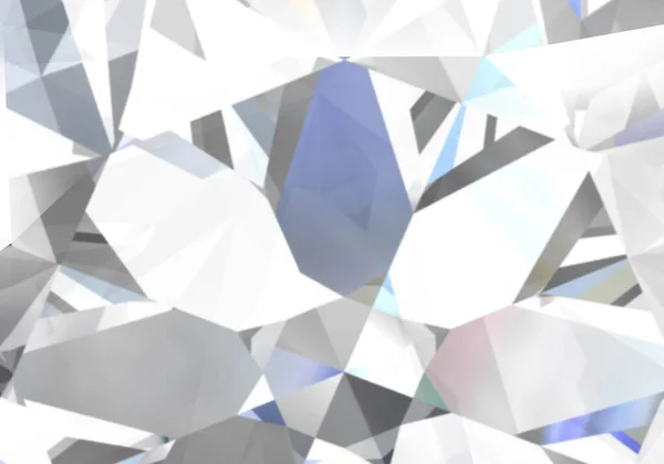 Realisztikus Gyémánt Textúra Közelről Design Tapéta Renderelés — Stock Fotó