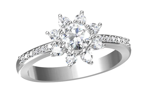 美人の結婚指輪だ 高解像度3D画像 — ストック写真