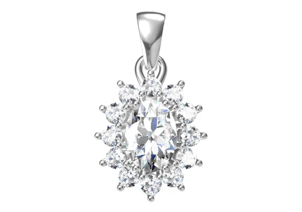 Pendentif Diamant Beauté Image Haute Résolution — Photo