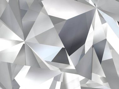 Gerçekçi elmas dokusu, 3 boyutlu illüstrasyon. (yüksek çözünürlüklü 3B resim)