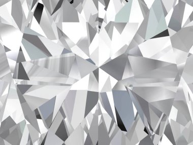 Gerçekçi elmas dokusu, 3 boyutlu illüstrasyon. (yüksek çözünürlüklü 3B resim)