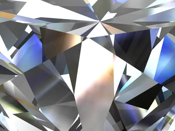 逼真的钻石质感 3D图解 高分辨率3D图像 图库图片
