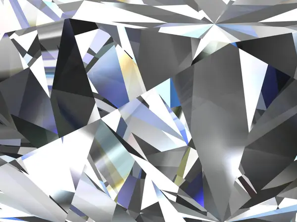 リアルなダイヤモンドのテクスチャーが近づいて 3Dイラスト 高解像度 イメージ ストックフォト