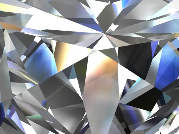 Realistická Diamantová Textura Zblízka Ilustrace Obraz Vysokým Rozlišením Royalty Free Stock Fotografie