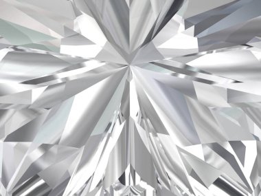 Gerçekçi elmas dokusu, 3 boyutlu illüstrasyon. (yüksek çözünürlüklü 3B resim)