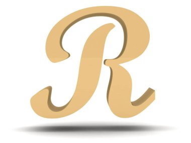 Altın 3D yazı tipi. Metalik altın harfler, lüks yazı tipi ve gölgeli altın alfabe.