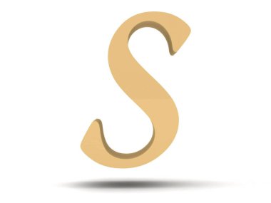 Altın 3D yazı tipi. Metalik altın harfler, lüks yazı tipi ve gölgeli altın alfabe.