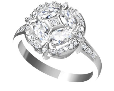 Alyans 3B görüntüleme (yüksek çözünürlüklü 3B resim)