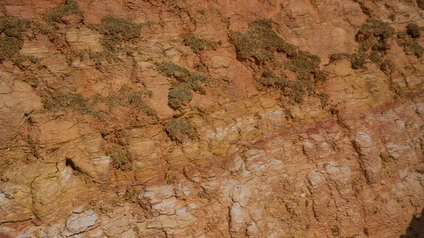 stock image Landscape of multi-colored clay dunes. Mars on earth