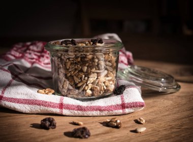 fresh home made granola