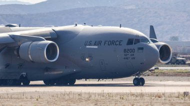 San Diego, California, ABD - 24.09.2022 C-17 Globemaster sergisi San Diego 24.09.2022, ABD