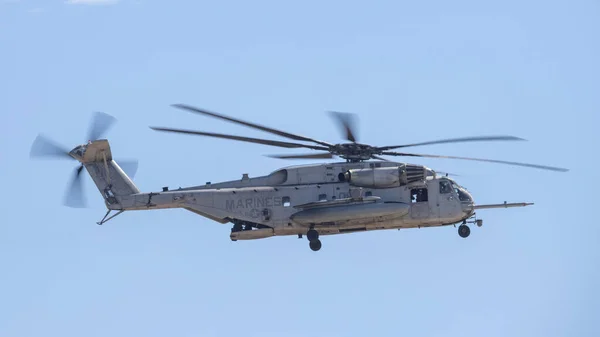 San Diego Califórnia Estados Unidos 2022 Helicóptero Super Stallion Durante — Fotografia de Stock