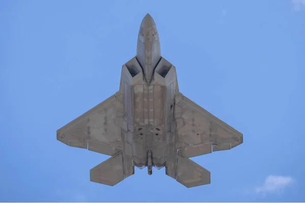 San Diego Califórnia Estados Unidos 2022 Air Force Raptor Demo — Fotografia de Stock