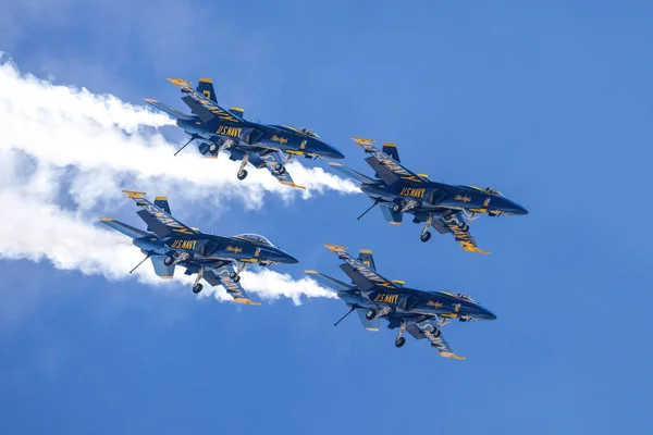San Diego California Stati Uniti 2022 Navy Blue Angels Demo — Foto Stock