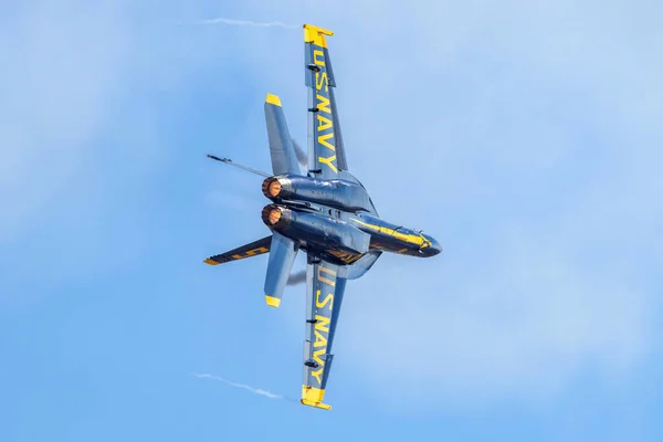 San Diego Kalifornien Vereinigte Staaten 2022 Navy Blue Angels Demoteam — Stockfoto