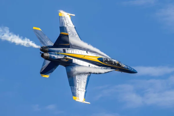 San Diego California United States 2022 Navy Blue Angels Demo — Stock Photo, Image