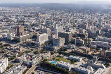 Los Angeles şehir merkezinin hava manzarası
