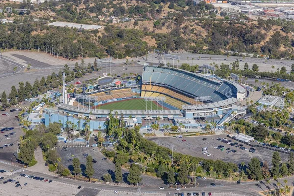 Вид Воздуха Стадион Доджер Лос Анджелесе — стоковое фото