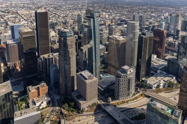 Vista Aérea Centro Los Angeles — Fotografia de Stock