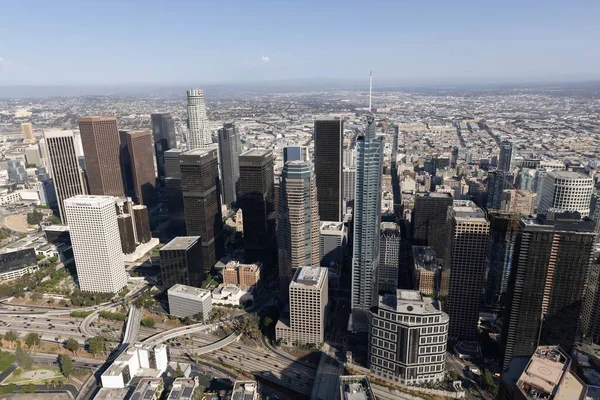 Luchtfoto Van Het Centrum Van Los Angeles — Stockfoto