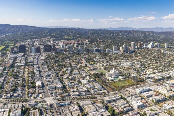 Widok Powietrza Westwood Los Angeles — Zdjęcie stockowe