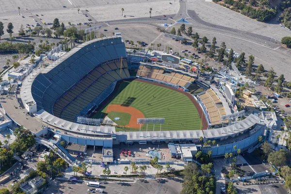 Вид Воздуха Стадион Доджер Лос Анджелесе — стоковое фото